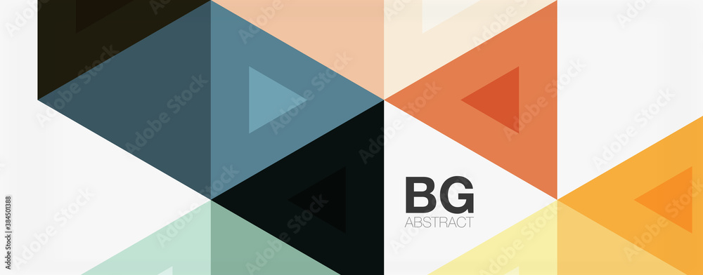 Mosaic triangle pattern abstract background for cover, banner, flyer and poster and other template Mosaic triangle pattern abstract background for cover, banner, flyer and poster and other template