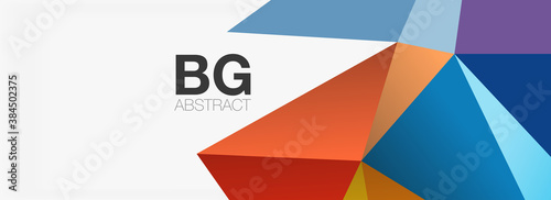 Free Download 3d mosaic abstract backgrounds, low poly shape geometric design - GFXLoad