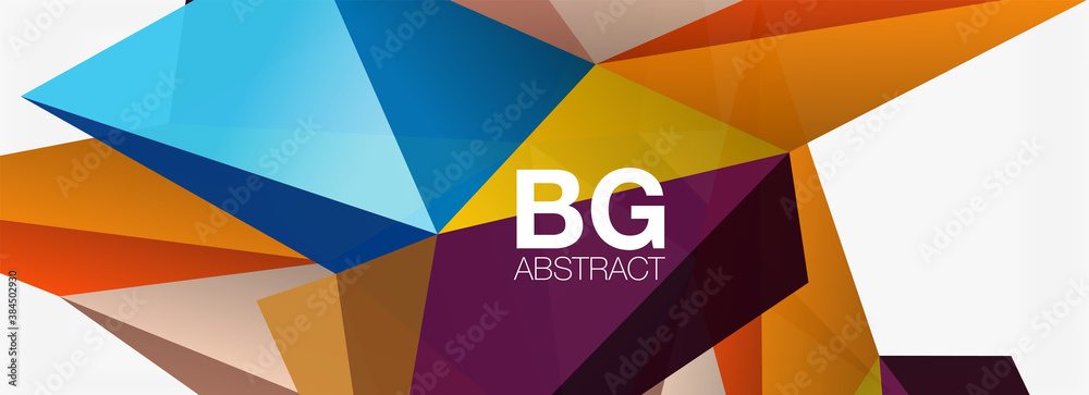 3d mosaic abstract backgrounds, low poly shape geometric design 3d mosaic abstract backgrounds, low poly shape geometric design