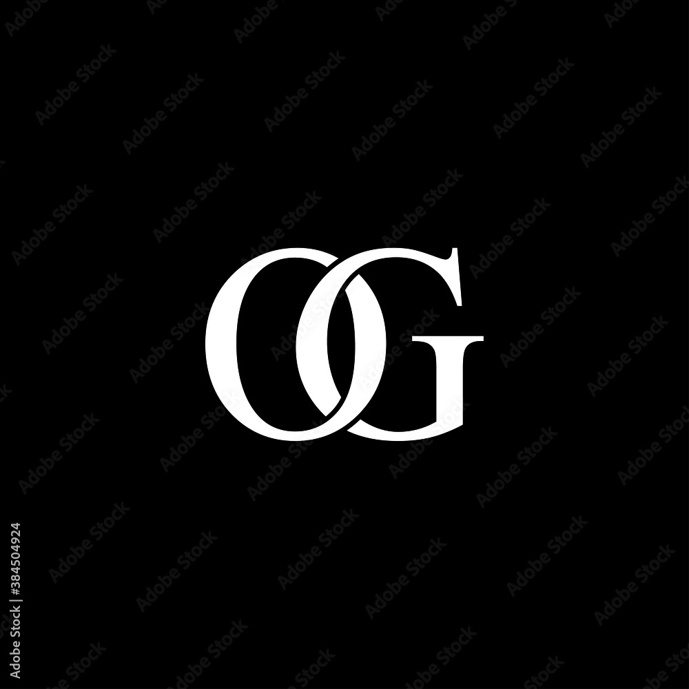 OG Letter Initial Logo Design Template Vector Illustration OG Letter Initial Logo Design Template Vector Illustration