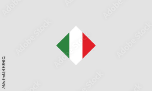 Free Download Italy flag diamond vector illustration - GFXLoad
