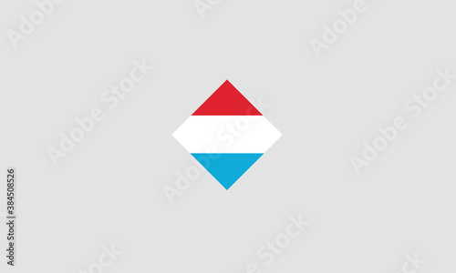 Free Download Luxembourg flag diamond vector illustration - GFXLoad