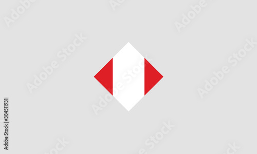 Free Download Peru flag diamond vector illustration - GFXLoad