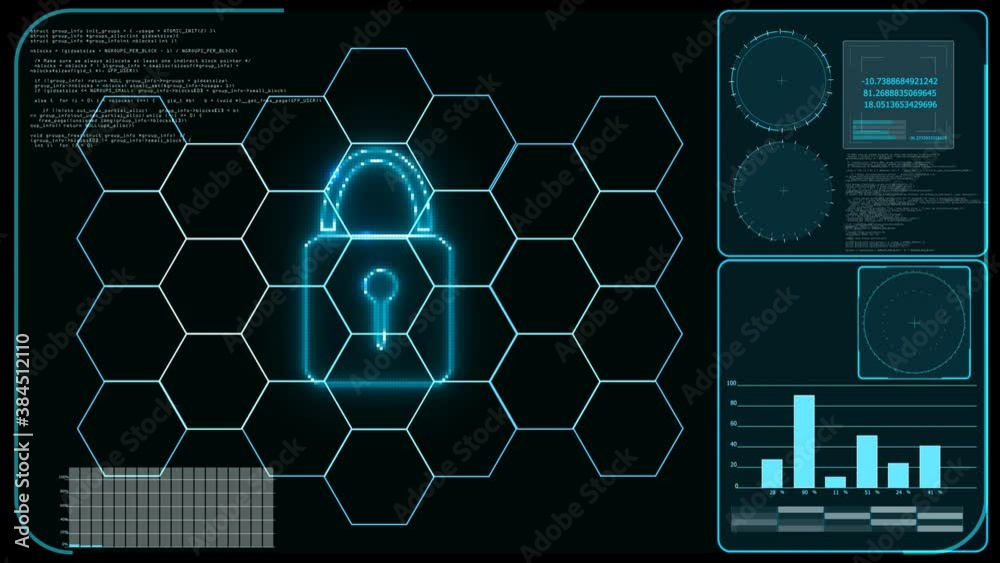 Computers are analyzing and processing to decode and destroy coding program ransom