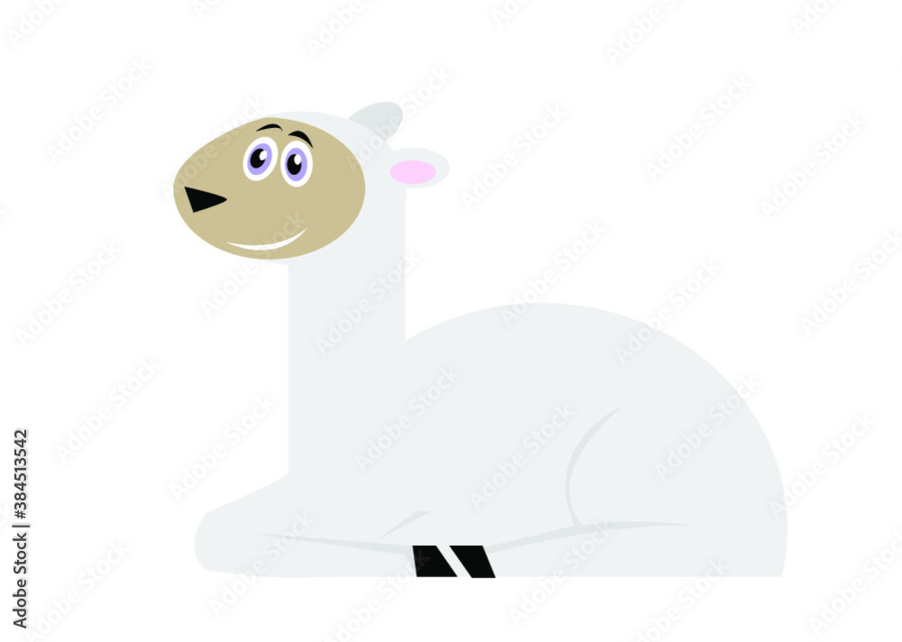 Obraz premium lama, owca, wiosna, zwierzaki, las, zoo, przyroda, dzieci, natura, wieś, wsi, przyjaciel, dziecko, ssak, mleko, wełna, pasja, hodowla, wektor, ilustracja