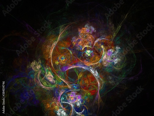 Imaginatory fractal background Image