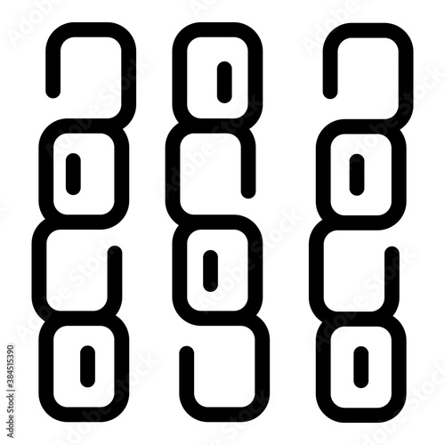 Casei microorganism icon. Outline casei microorganism vector icon for web design isolated on white background