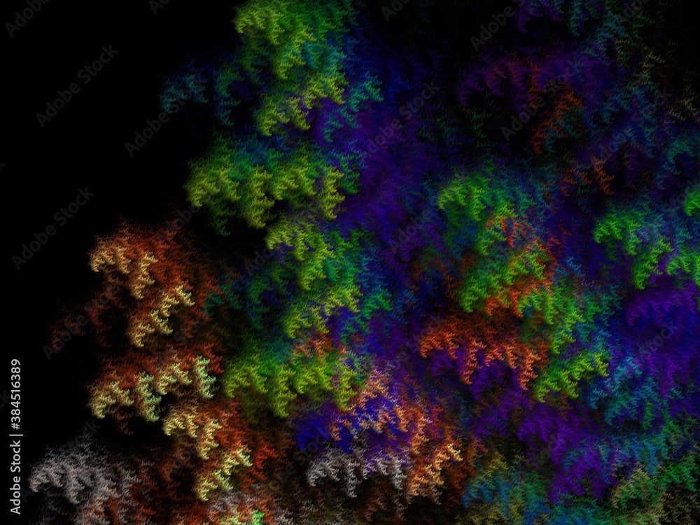 Imaginatory fractal background Image