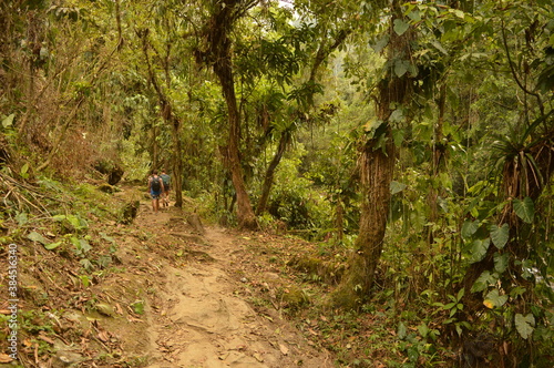Hiking to Ciudad Perdida (The Lost City) in Colombias jungle and mountains of Sierre Nevada de Santa Marta  photo