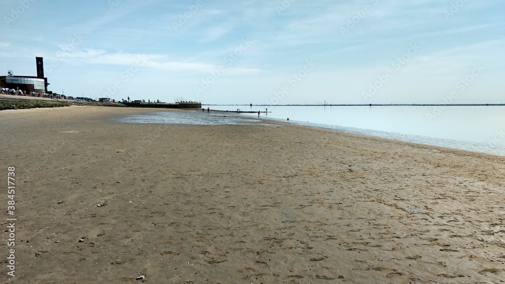 mudflat in Wilhelmshafen Germany north sea