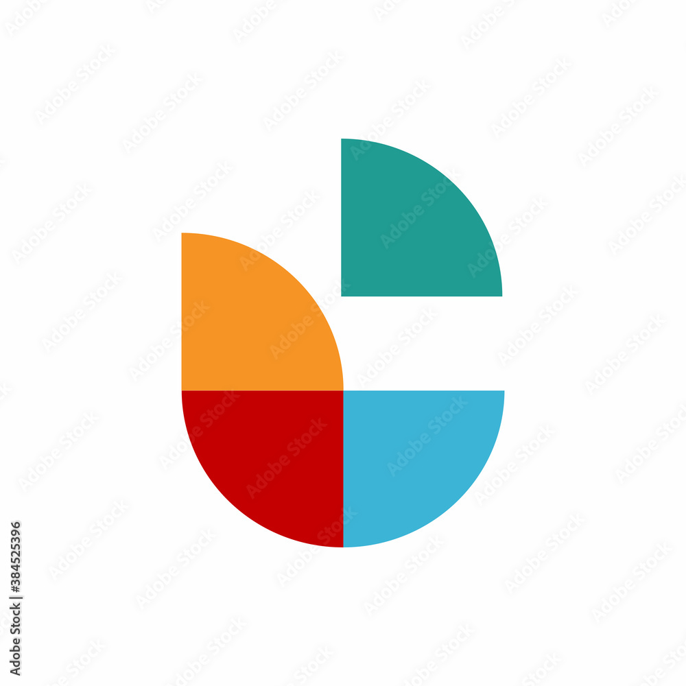 Letter C logo design vector