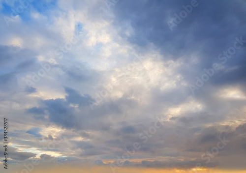 Fototapeta Naklejka Na Ścianę i Meble -  Nightly sunset sky background