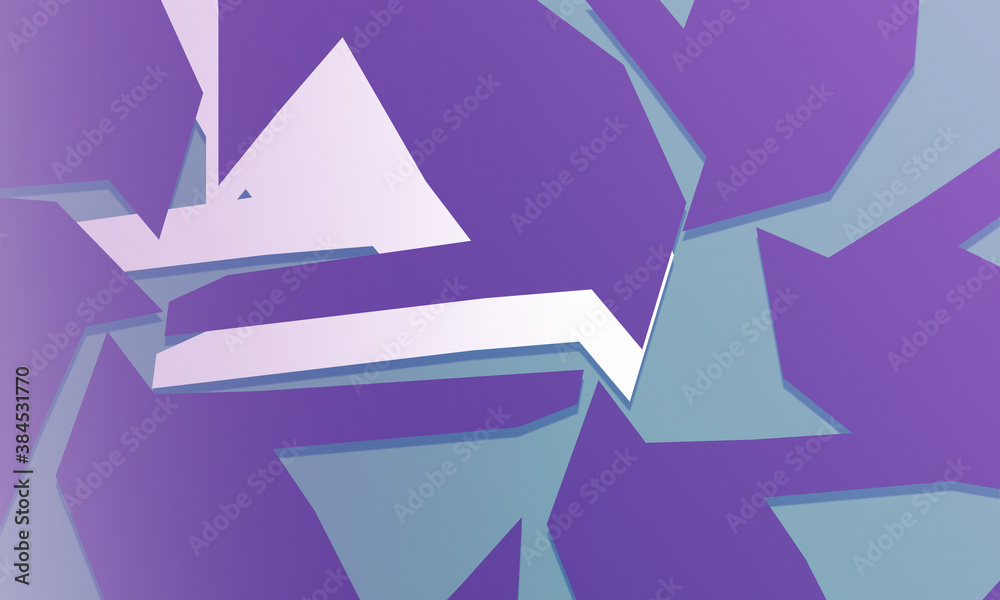 abstract blue shades Modern Geometric Shape design background.