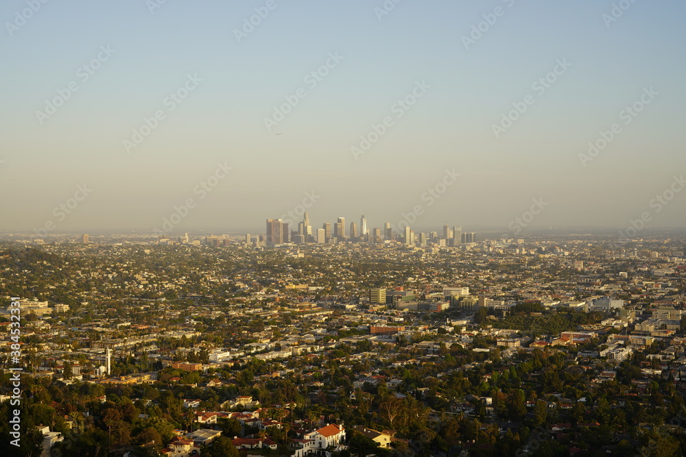 ロサンゼルスのダウンタウンの風景