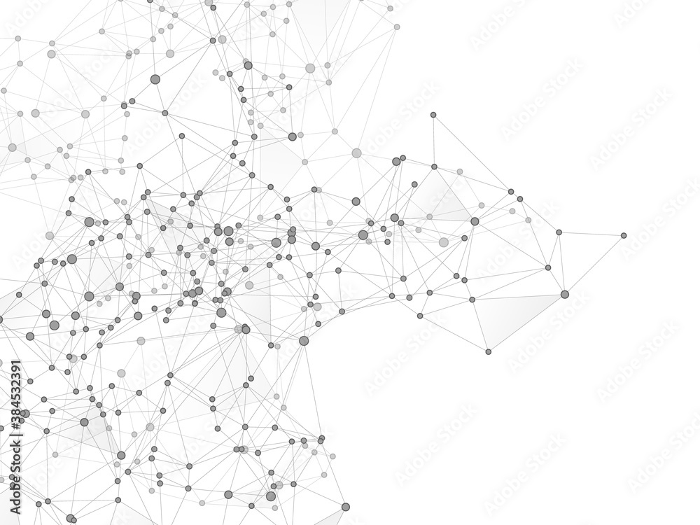 Block chain global network technology concept. Block chain global network technology concept.