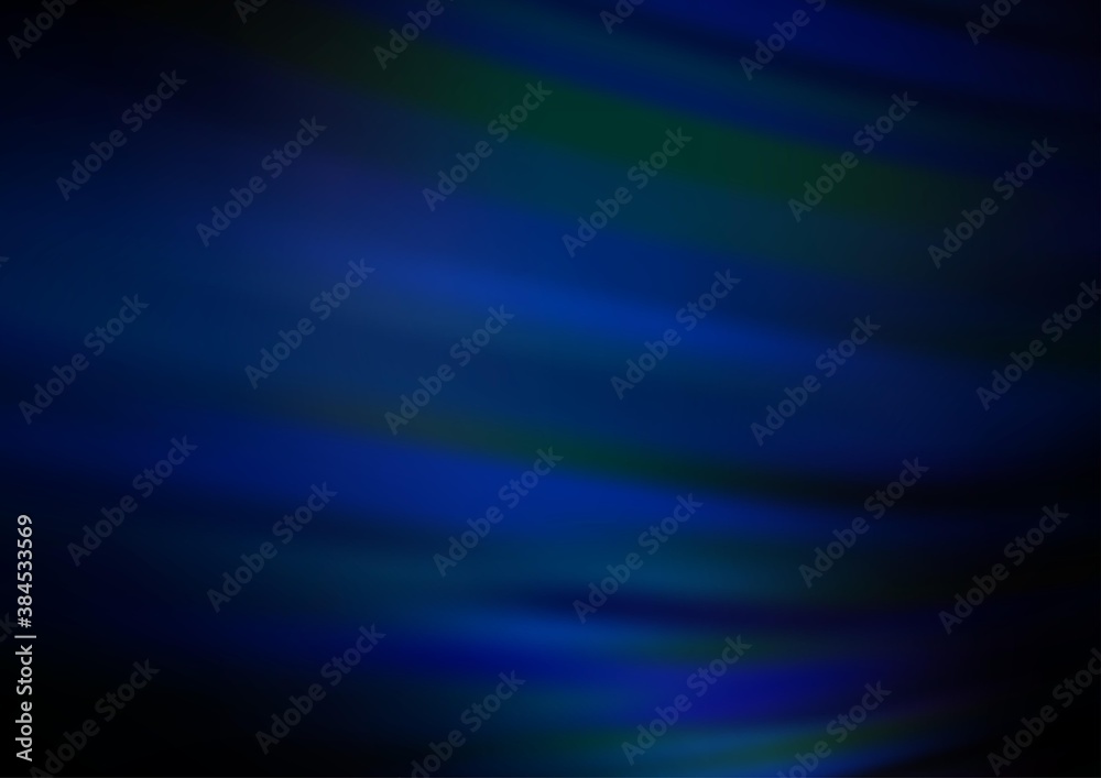 Dark BLUE vector blurred bright template. Dark BLUE vector blurred bright template.