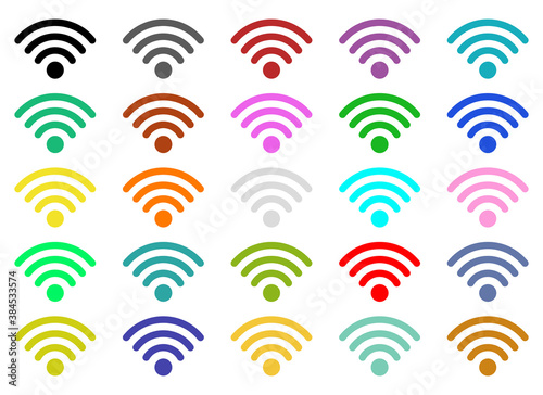 Internet wifi vector design illustration isolated on white background