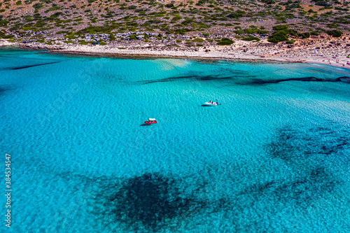 Balos Lagoon auf Kreta aus der Luft | Wunderschöne Balos Lagoon auf Kreta mit der Drohne