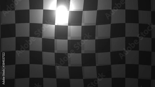 Wallpaper Mural Rippling Checkerboard Flag Pattern With Light Shining Underneath Torontodigital.ca