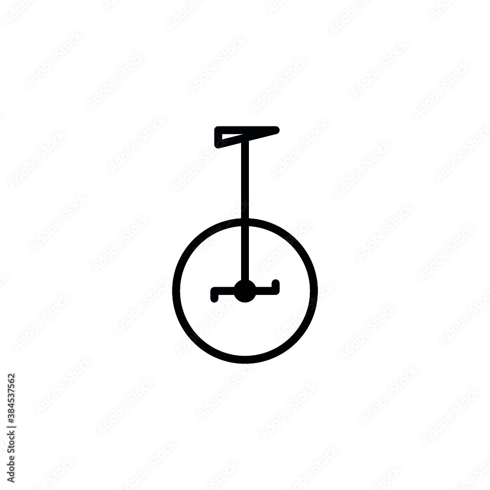 unicycle icon with line or outline style. vehicle or transport icon stock unicycle icon with line or outline style. vehicle or transport icon stock