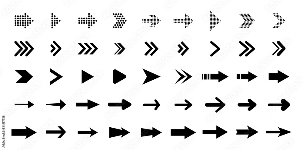 Set of arrows black icons. Collection arrows. Arrow icon. Black vector arrows. For website design. Set of arrows black icons. Collection arrows. Arrow icon. Black vector arrows. For website design.