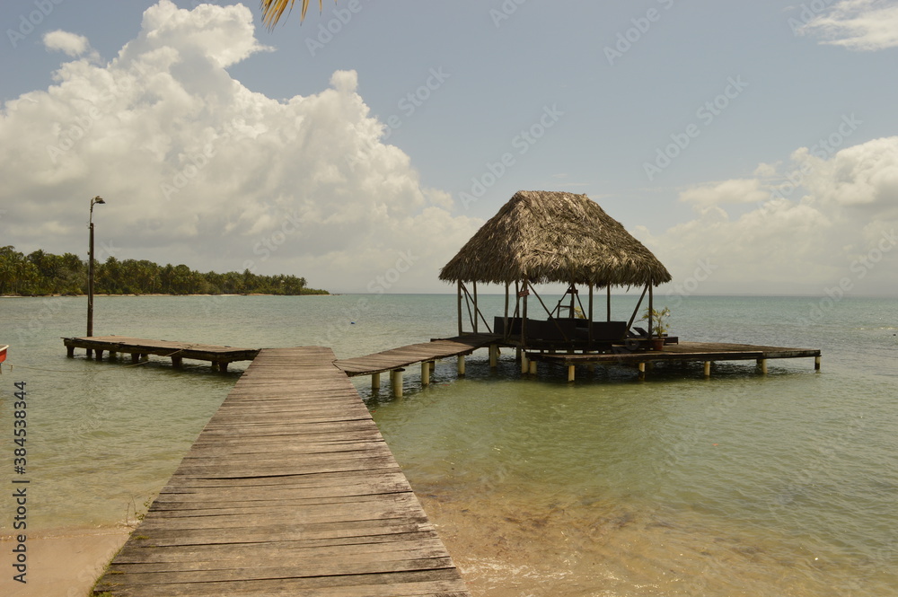 The picture perfect beaches of the beautiful Bocas Del Toro islands in Panama, Caribbean