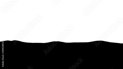 Simple Mask of 2d Water Ocean Surface Calm Sea