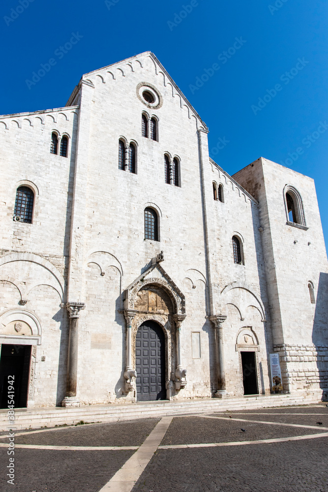 The Basilica of Saint Nicholas church in Bari in Apulia, Italy - Europe