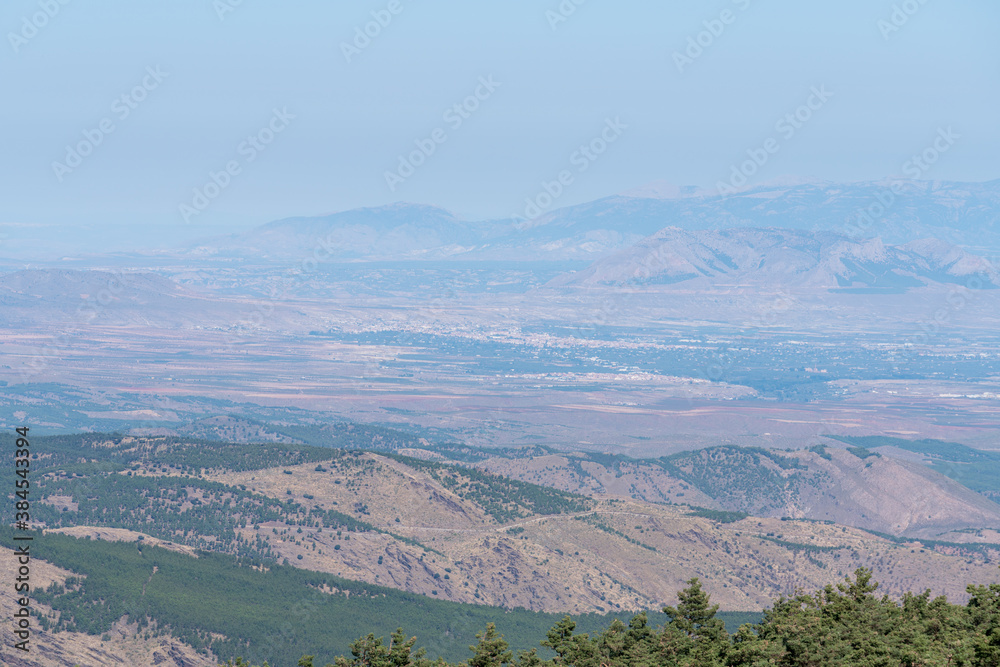 Sierra de los Filabres and Baza region in southern Spain