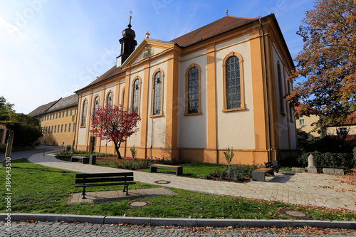 Das Augustinerkloster in Münnerstadt, Bayern, Deutschland, Europa 
The Augustinian Monastery in Muennerstadt, Bavaria, Germany, Europe photo