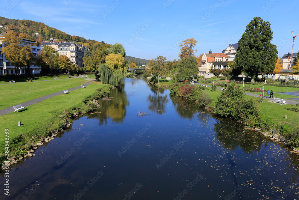 König Lidwig Brücke in Bad Kissingen, Bayern, Deutschland, Europa
King Ludwig Bridge in Bad Kissingen, Bavaria, Germany, Europe
