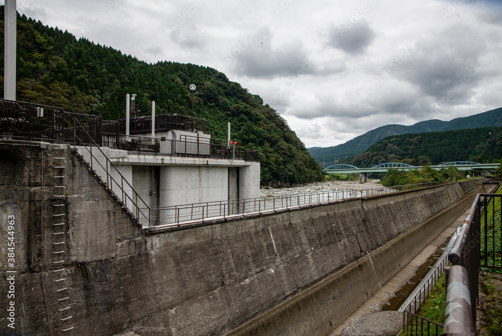 用水の堰