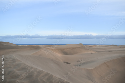 Sand dunes of Maspalomas  Gran Canaria  Spain.