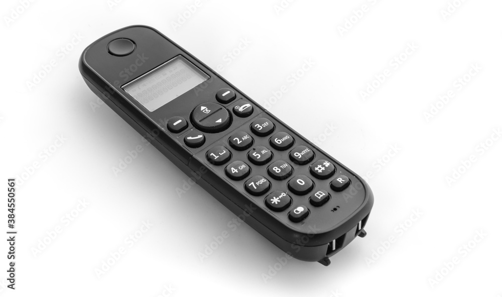 Cordless phone isolated on white background Cordless phone isolated on white background