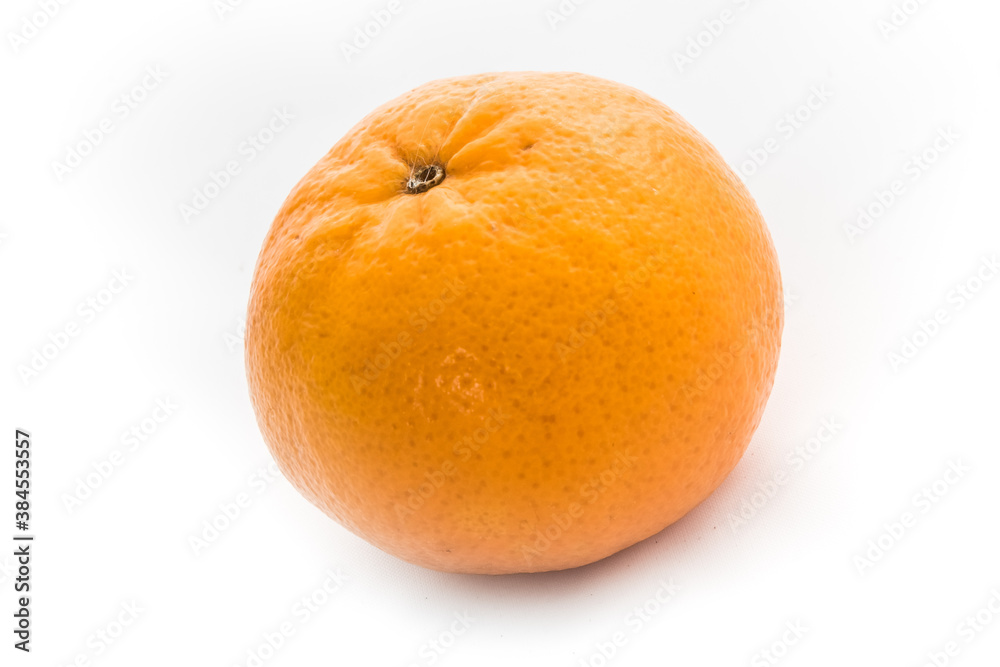 Ripe mandarines isolated on a white background Ripe mandarines isolated on a white background