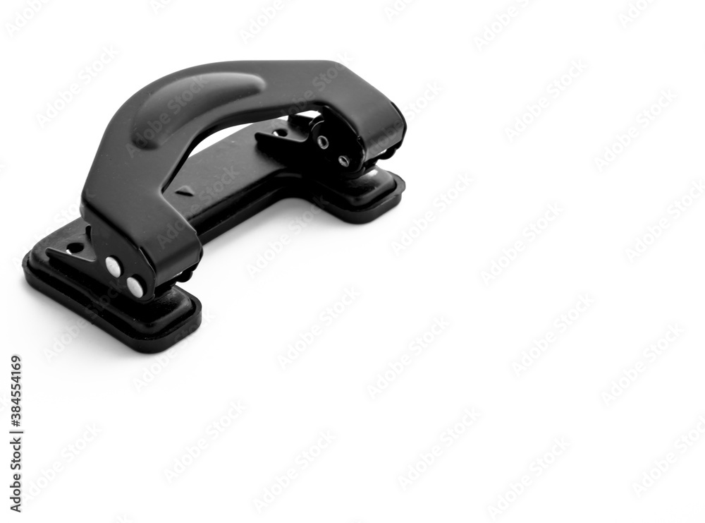 Black hole punch isolated on white background Black hole punch isolated on white background