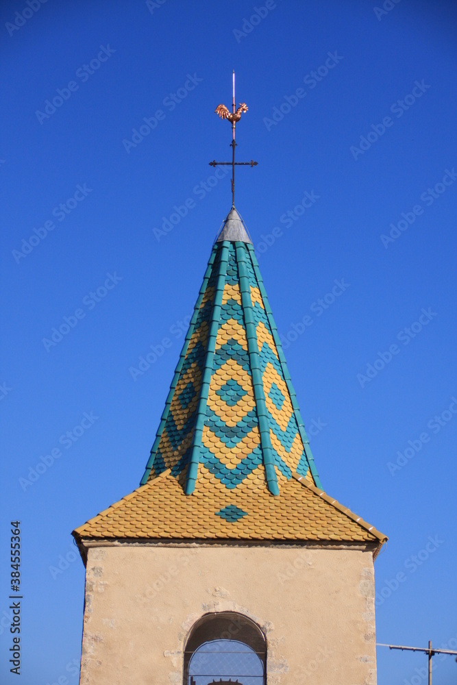 clocher de l'église de Tourrettes
