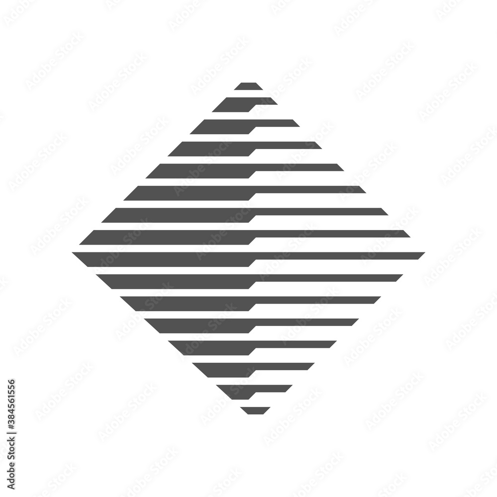 Optical illusion of motion and gradation color. Flat effect Optical illusion of motion and gradation color. Flat effect