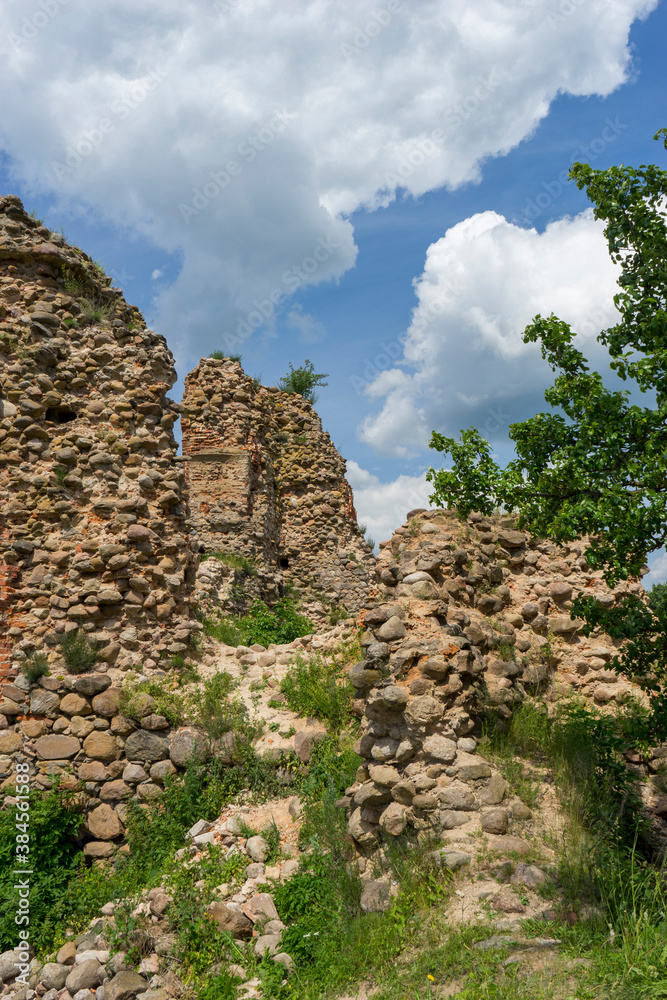The present-day ruins of the Kreva Castle The present-day ruins of the Kreva Castle
