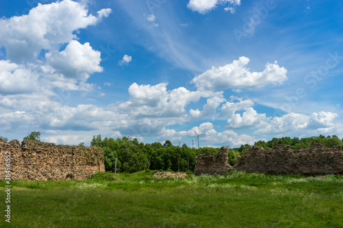 The present-day ruins of the Kreva Castle photo