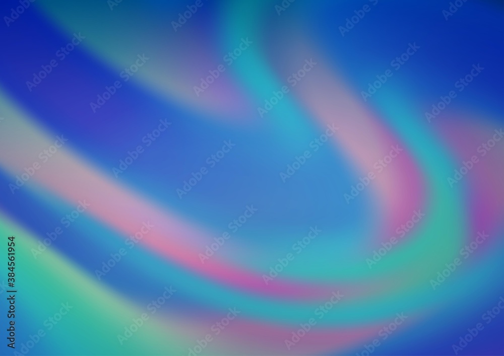 Light BLUE vector bokeh pattern.