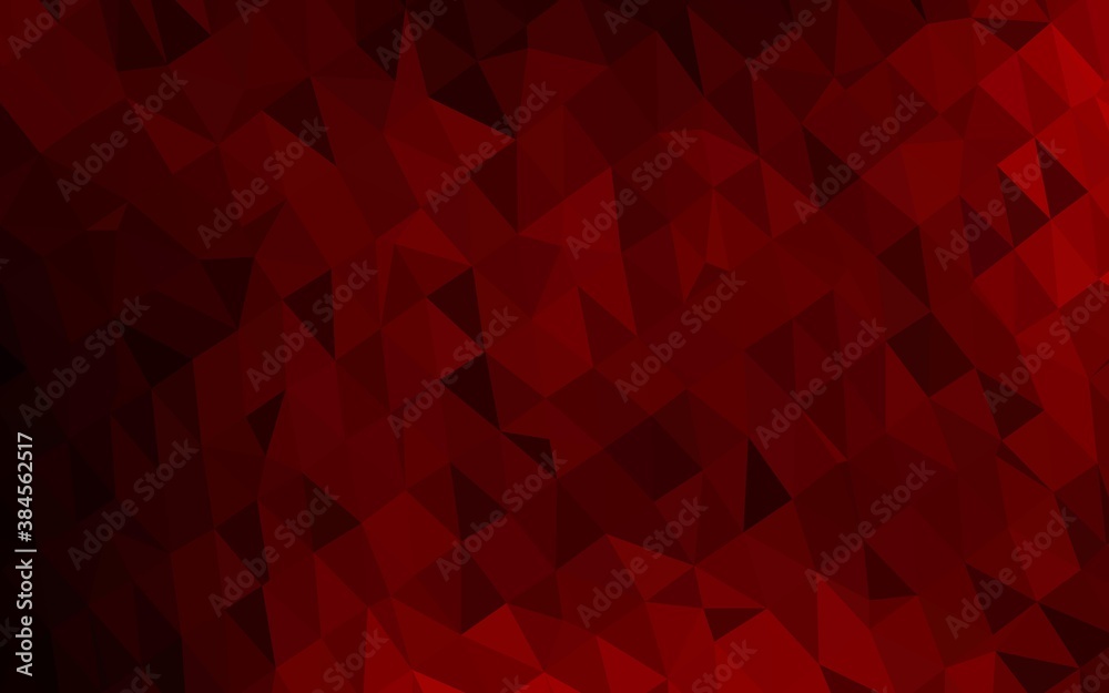 Dark Red vector abstract polygonal layout. Dark Red vector abstract polygonal layout.