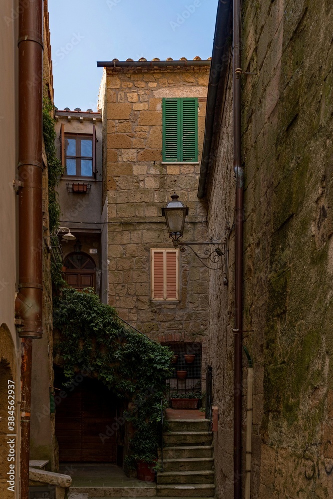 Fototapeta premium Altstadt von Pitigliano in der Toskana in Italien