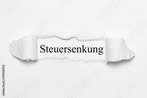 Steuersenkung photo