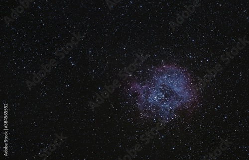 Rosette Nebula And Stars