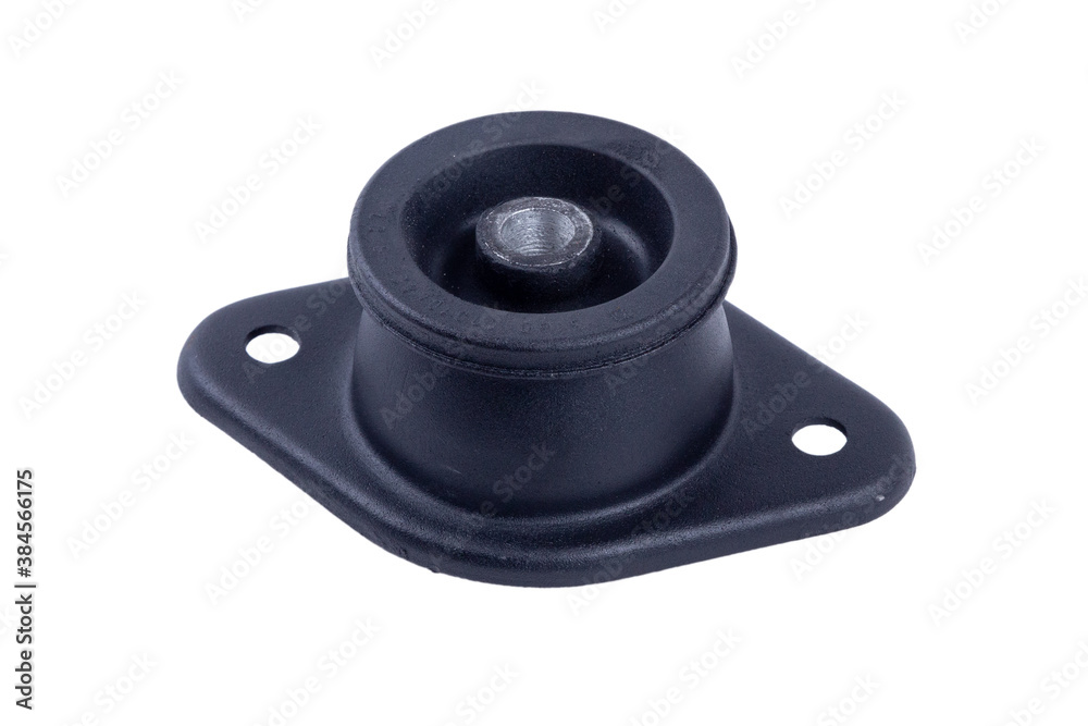 Obraz premium rear engine support of a Russian UAZ car, isolated on a white background