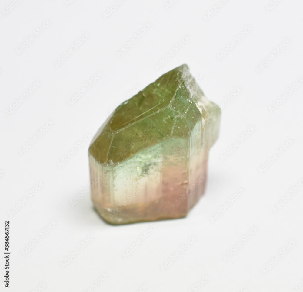 Obraz premium Tourmaline raw gemstone crystal congo