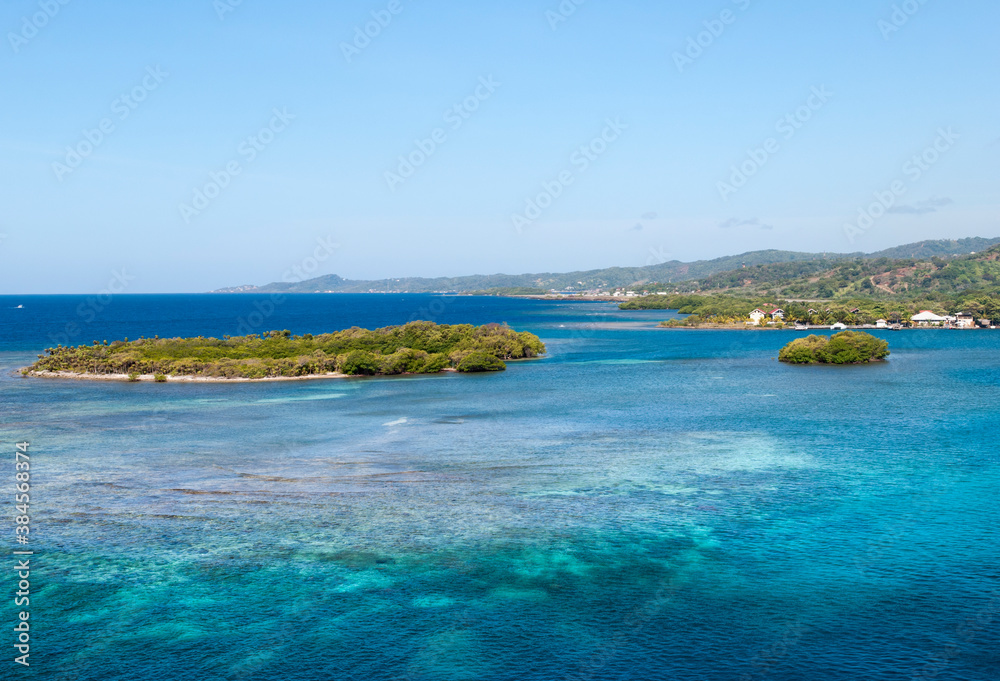 Roatan Tourist Island Shallow Waters
