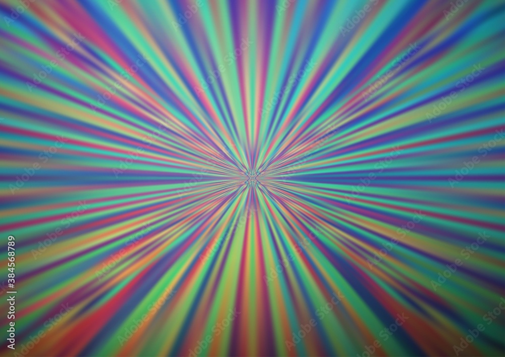 Obraz premium Light BLUE vector blurred bright template.