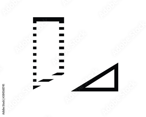 l logo letters and logo design